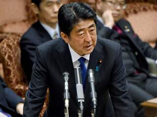 Premier Shinzo Abe van Japan
