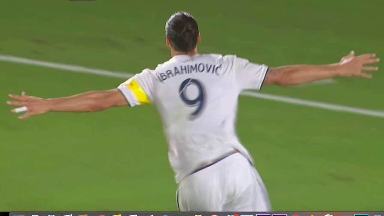 Ibrahimovic maakt hattrick tegen Sporting Kansas City