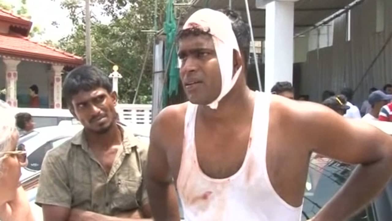 Beeld uit video: Overzicht: Sri Lanka getroffen door bloedige aanslagen