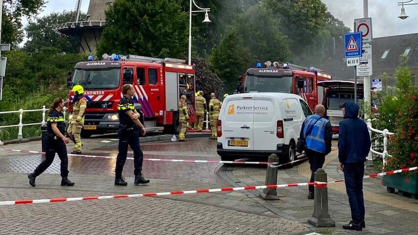 Brand in Alkmaarse parkeergarage