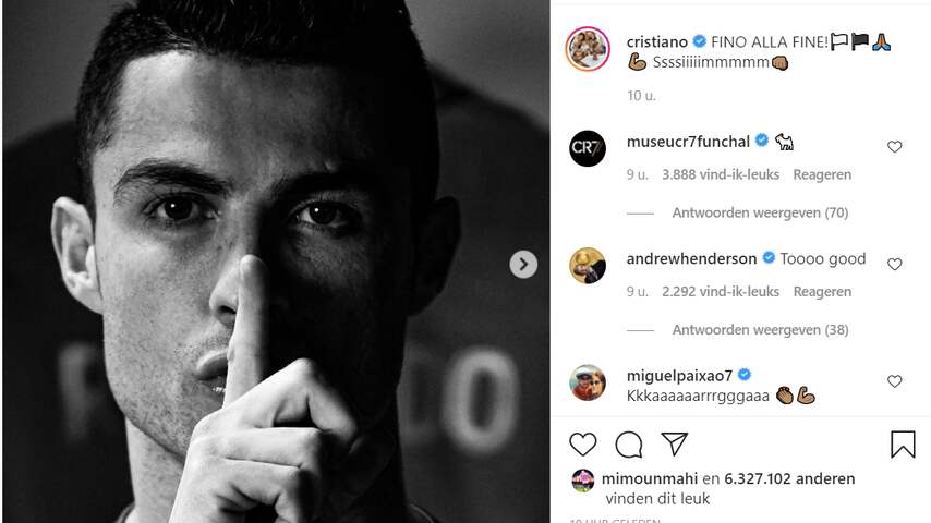 Serie A topscorer Ronaldo geniet niet van primeur door wisselbeurt Voetbal NU