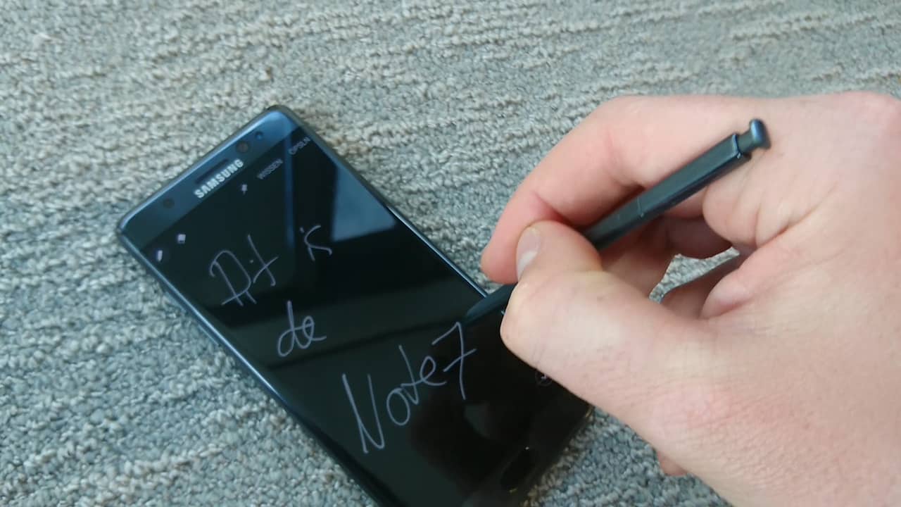 Eerste indruk: Galaxy Note 7 met vernieuwde stylus