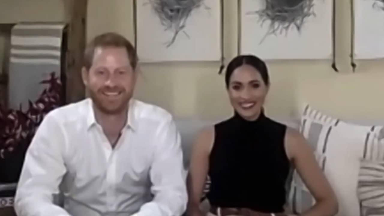 Beeld uit video: Harry en Meghan geven inkijkje in hun leven tijdens coronacrisis