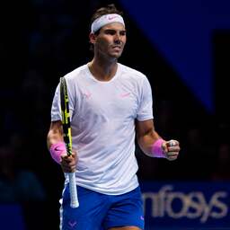 Nadal na comeback op ATP Finals: 'Ik zag mezelf al in de kleedkamer zitten'