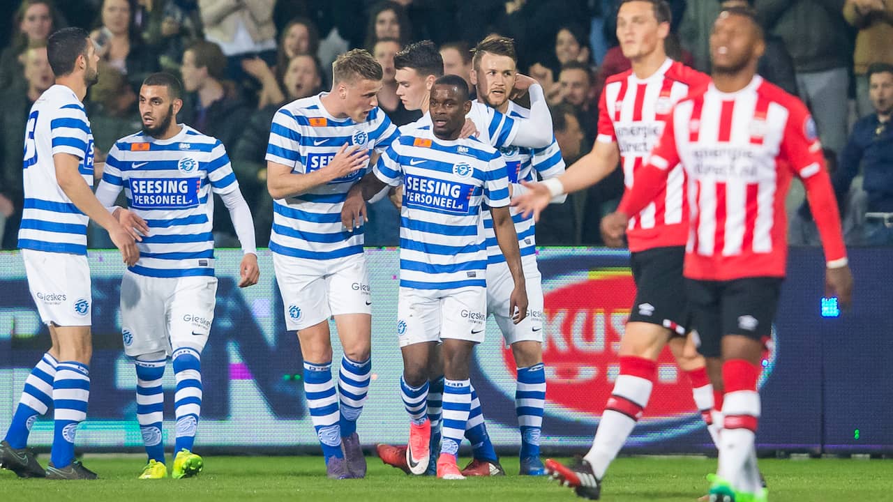 Beeld uit video: Samenvatting De Graafschap-Jong PSV (2-1)