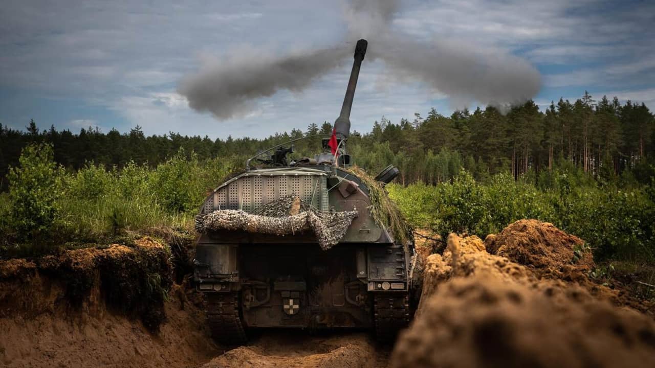 Niederländische und deutsche Panzerhaubitzen trafen in der Ukraine ein |  JETZT