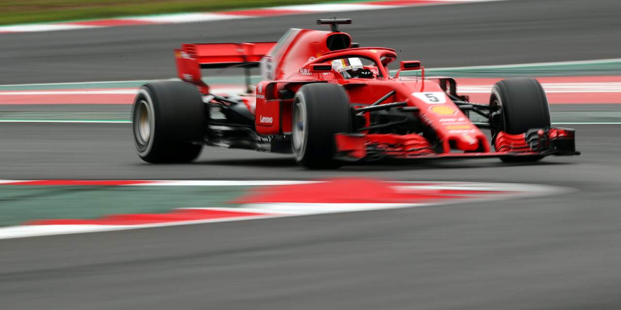 Vettel hecht vanwege kou geen waarde aan eerste dag in nieuwe Ferrari