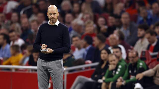 Ajax-trainer Erik ten Hag was onder indruk van zijn ploeg tegen FC Groningen.