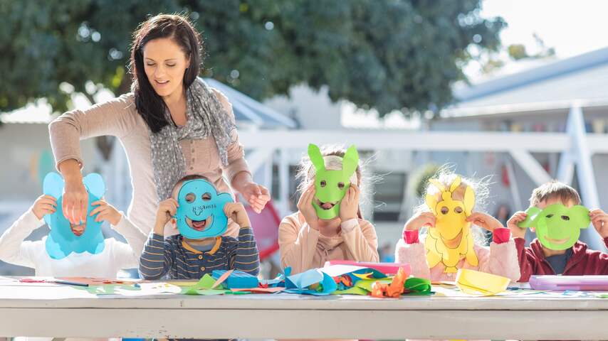 Knutselen met kinderen