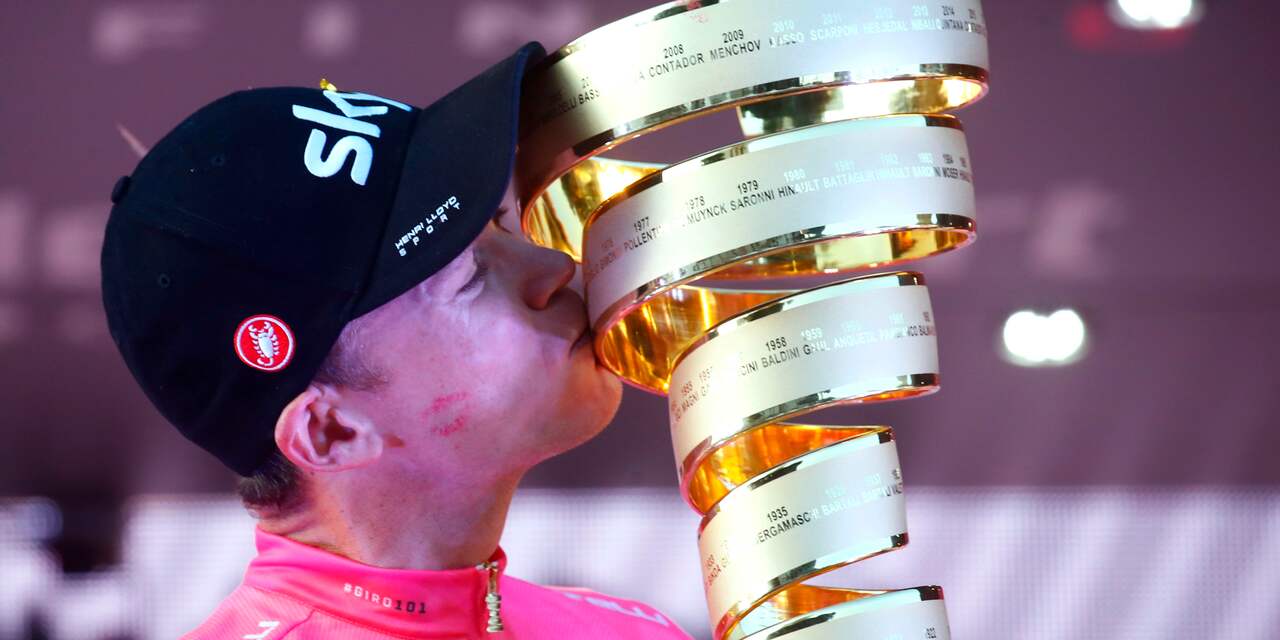 Froome wint Giro voor het eerst in carrière, Dumoulin eindigt als tweede