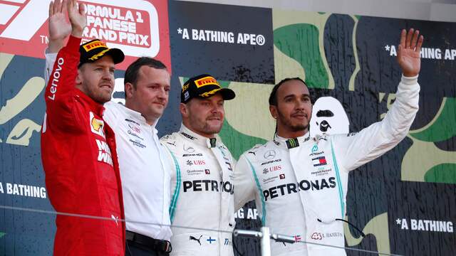 Uitslag GP Japan en WK-standen in de Formule 1
