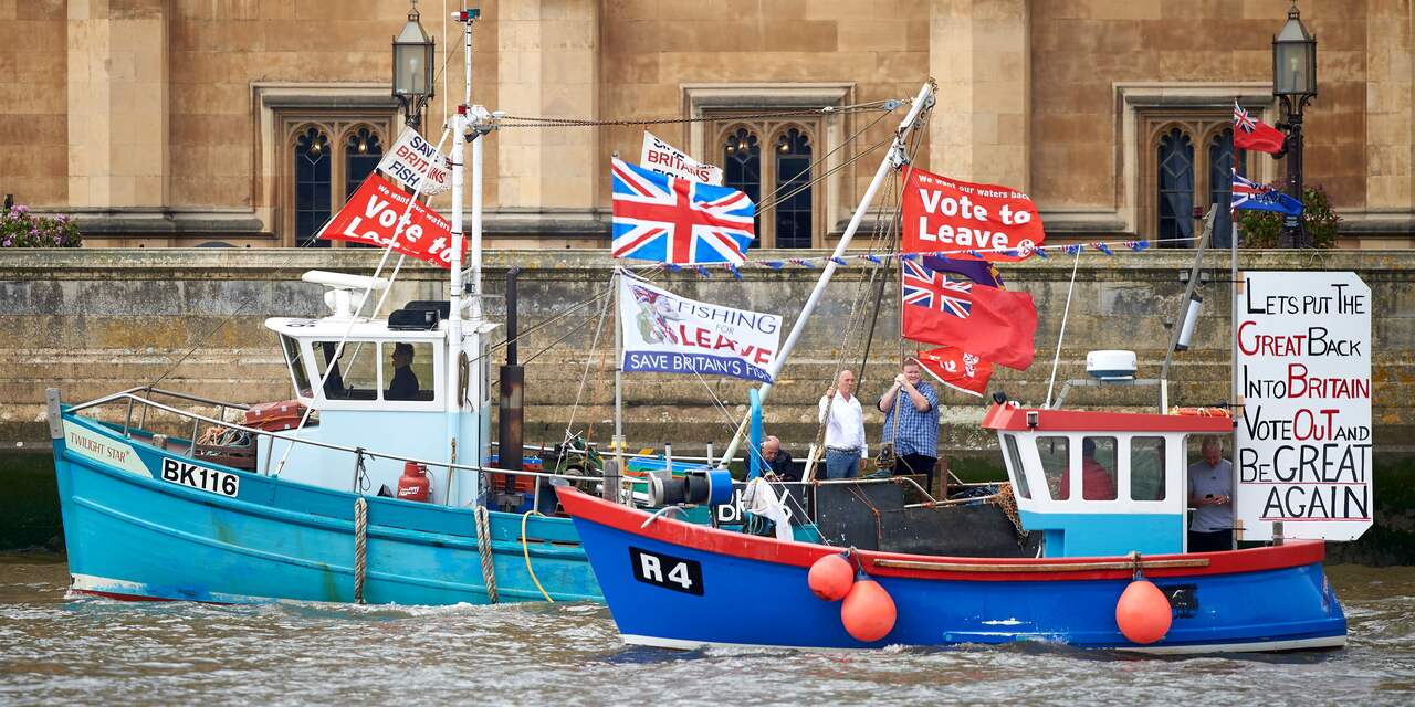 Britse vissers boos omdat ze achter het net vissen bij Brexit-deal