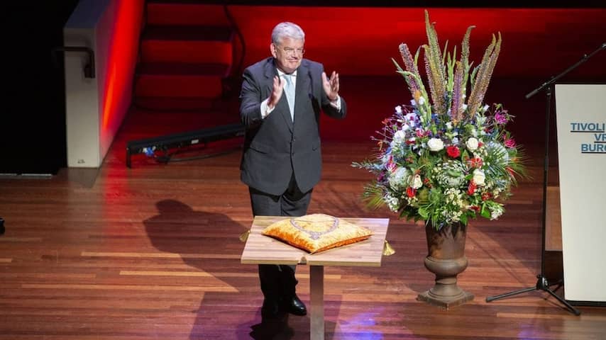 Jan van Zanen neemt afscheid tijdens raadsvergadering in Tivoli Vredenburg