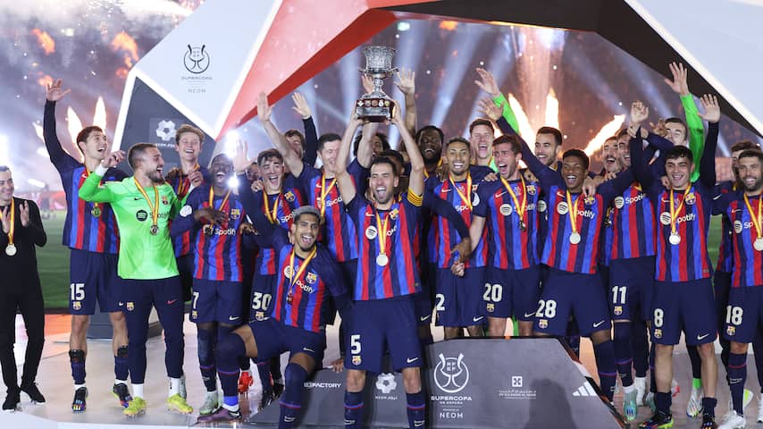Barcelona verslaat Real dankzij hoofdrol en verovert Spaanse | Voetbal | NU.nl