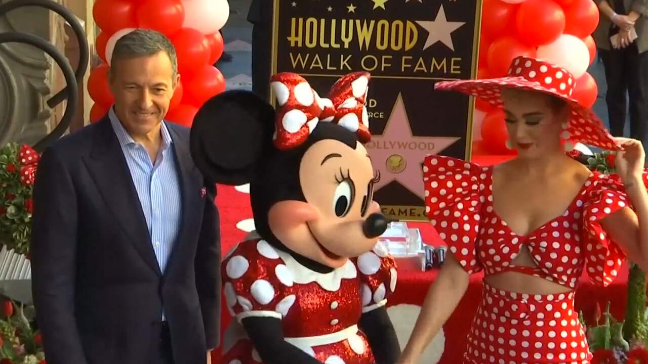 Beeld uit video: Minnie Mouse krijgt ster op Walk of Fame