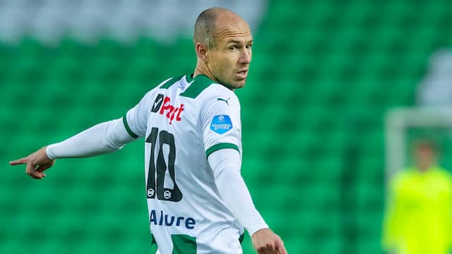 Arjen Robben ontbreekt bij FC Groningen.