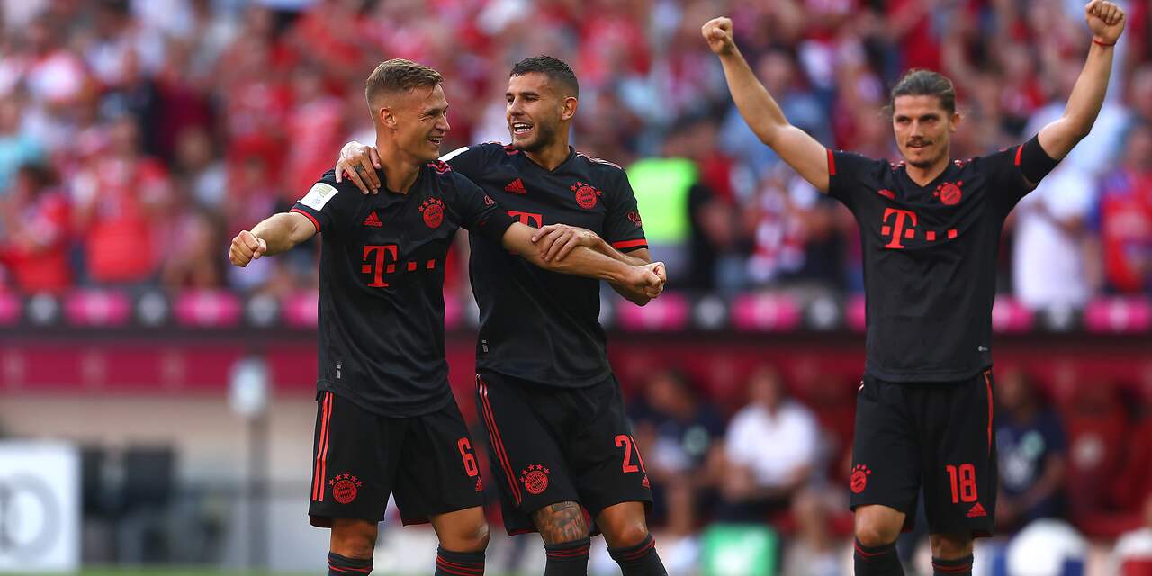 Bayern wint zonder De Ligt, goal debutant Wijnaldum afgekeurd bij zege Roma