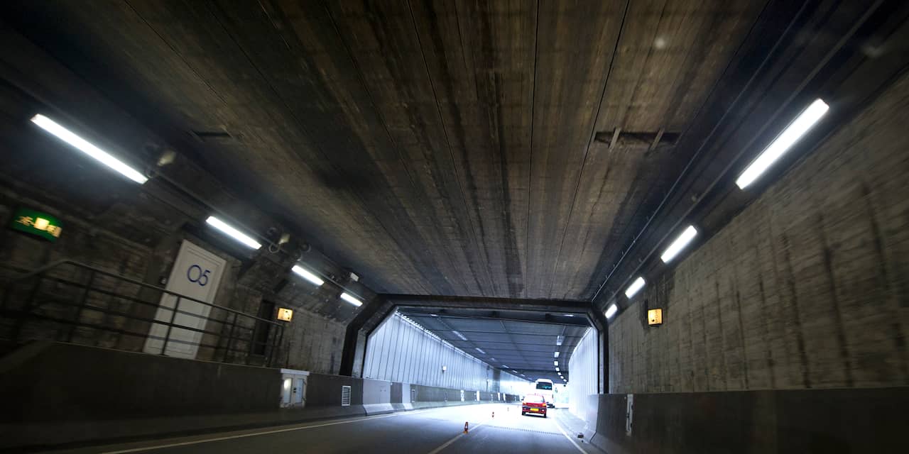 IJtunnel komende twee weekenden gesloten vanwege testen