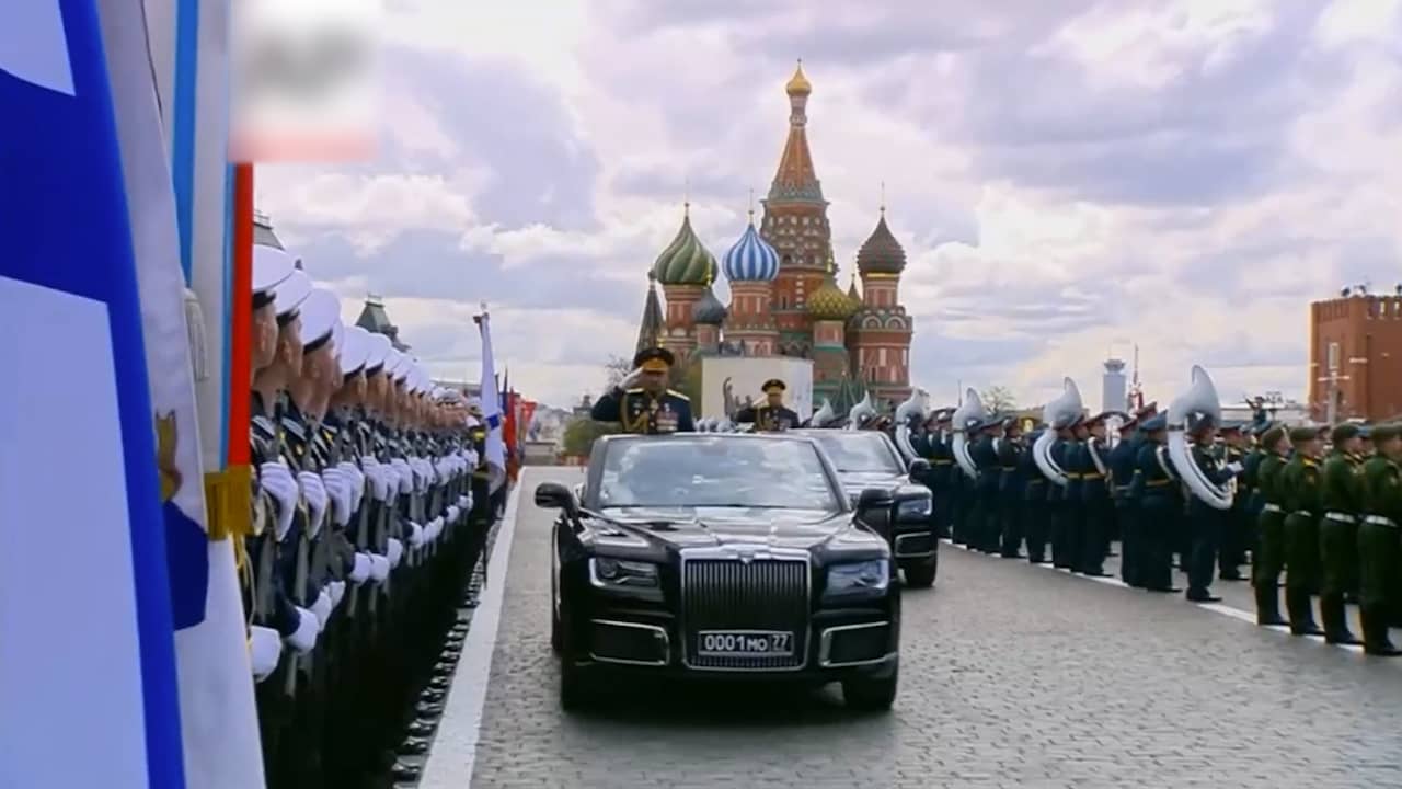 Beeld uit video: Rusland viert Dag van de Overwinning met veel militair vertoon