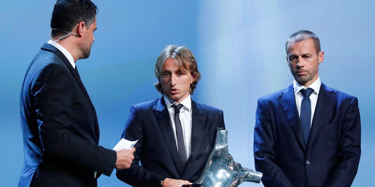 Modric verkozen tot Europees voetballer van het jaar