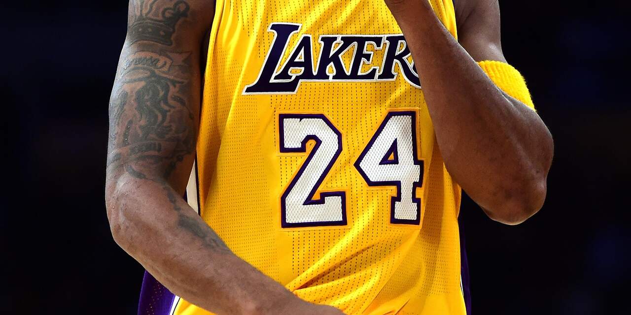 Lakers-legende Kobe Bryant stopt na dit NBA-seizoen