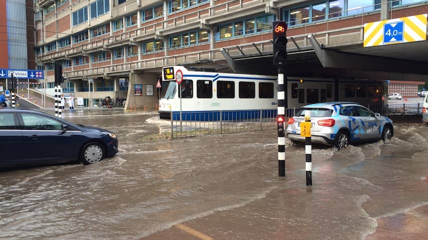 Overstromingen in Amsterdam-Zuid