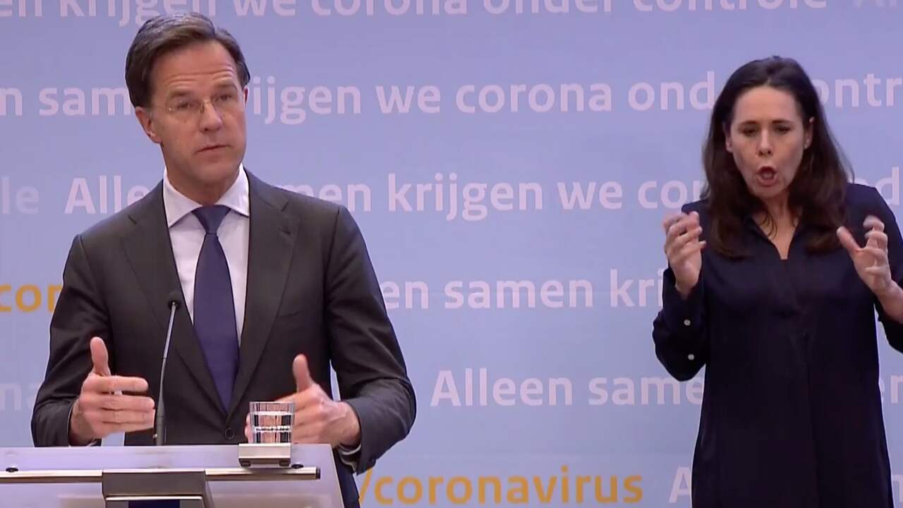 Beeld uit video: Rutte: 'Horeca open is een spannende stap'