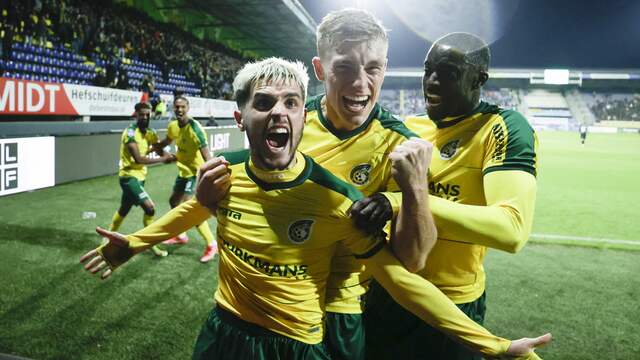George Cox was de gevierde man bij Fortuna Sittard, dat de tweede zege van het seizoen boekte.