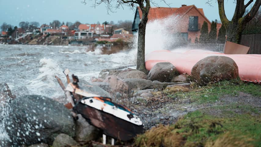 Storm Pia zorgt ook in Duitsland en Denemarken voor overlast