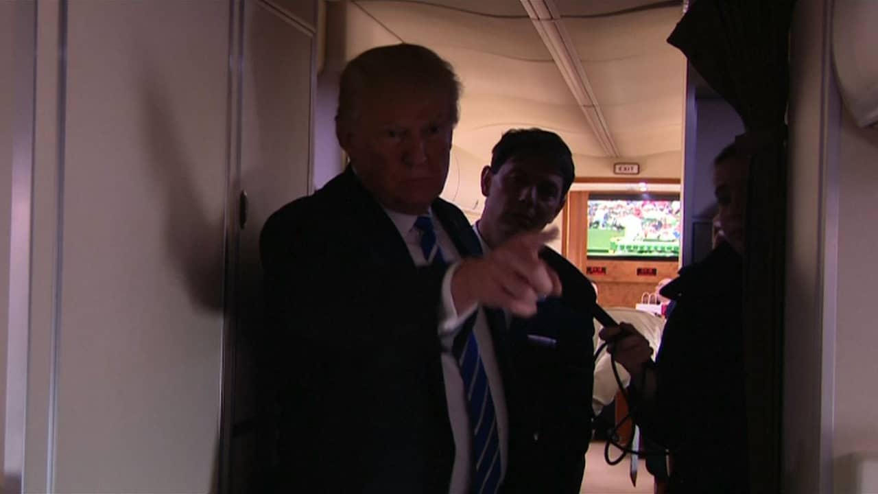 Beeld uit video: Trump 'wist niets' van zwijggeld Stormy Daniels