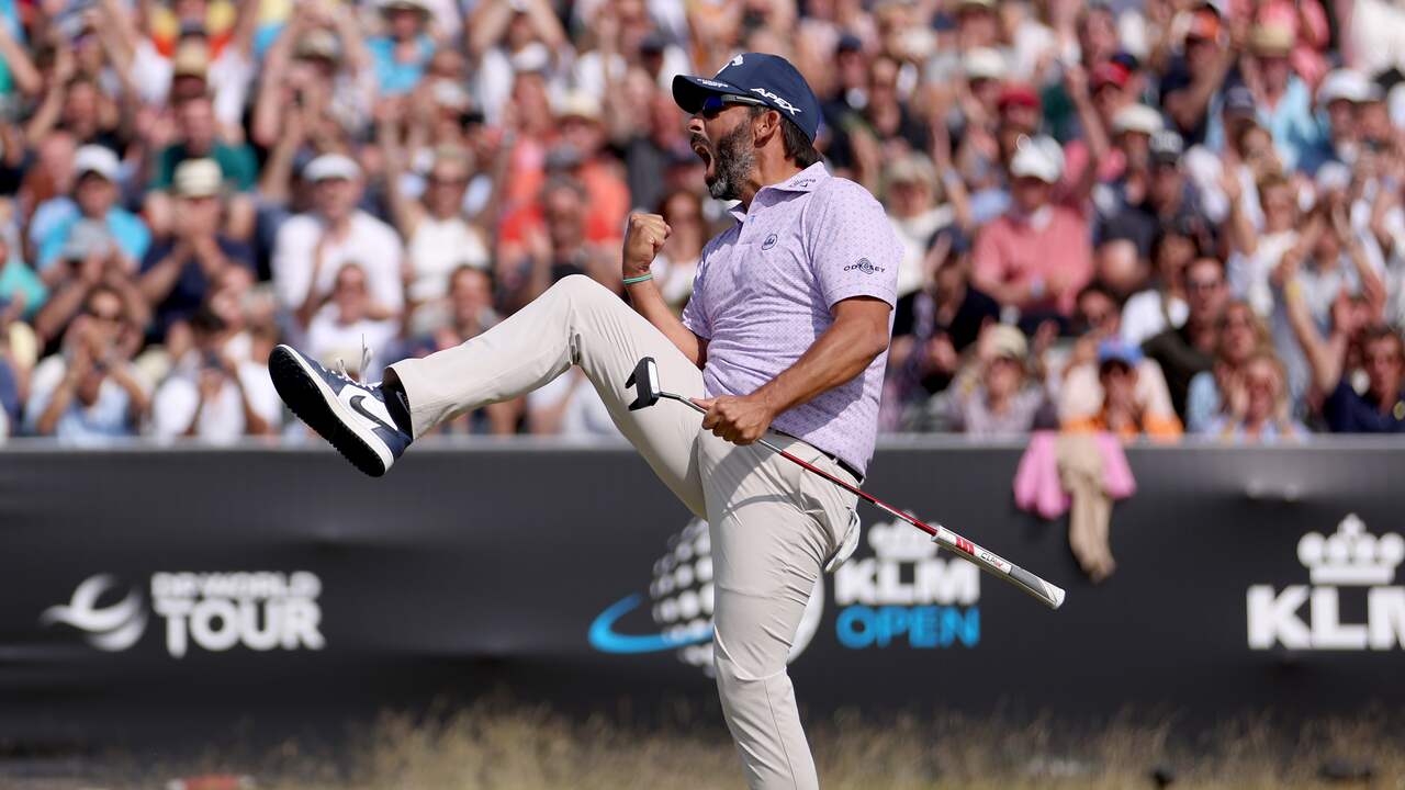 Spanjaard Larrazábal wint KLM Open, Caron beste Nederlandse golfer