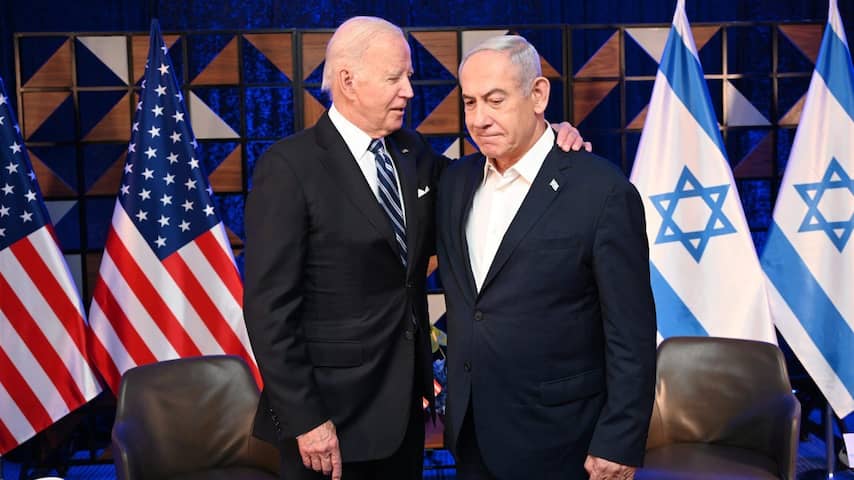 Biden dringt bij Netanyahu aan op onmiddellijke wapenstilstand in Gazastrook