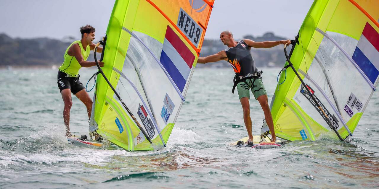 Windsurfer Badloe dicht bij olympisch ticket ten koste van Van Rijsselberghe