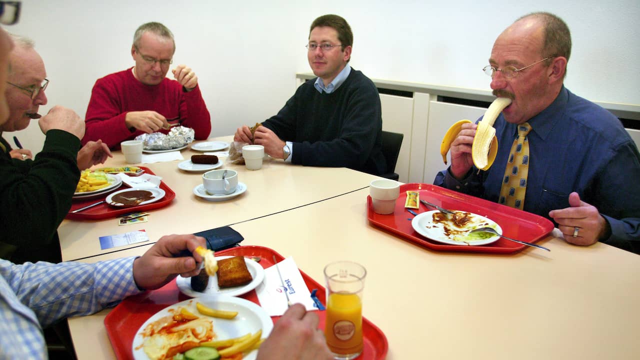 Verrassend Een op de vijf Nederlandse werknemers eet lunch achter bureau | NU CN-76