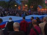 Honderden Serviërs houden pro-Russische demonstratie