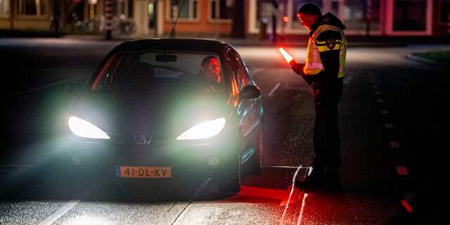 Politie vindt harddrugs bij bestuurder onder invloed tijdens controle op A28