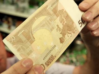 Minder valse eurobiljetten gevonden in 2017