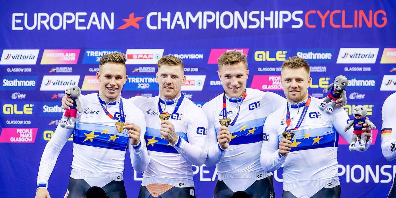 Teamsprinters veroveren Europese titel in Glasgow, ook goud voor Wild
