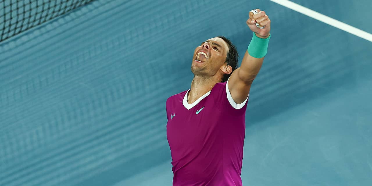 Nadal moet in jacht op 21e Grand Slam-titel alleen nog afrekenen met Medvedev