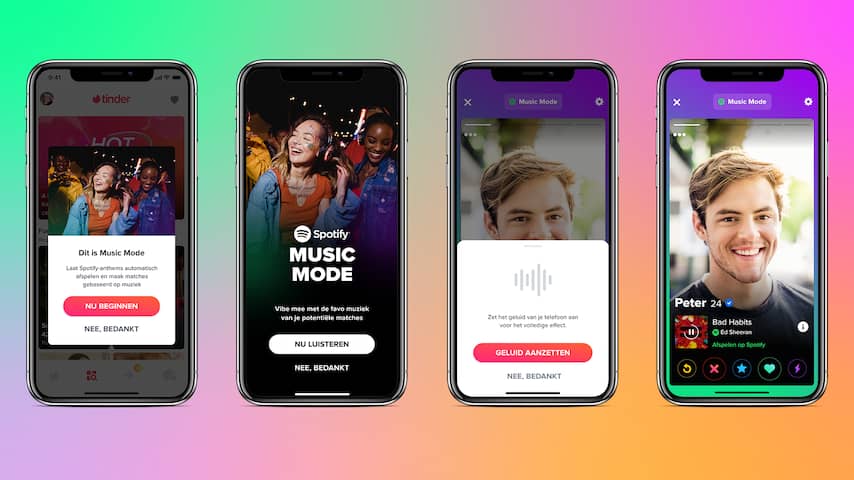 Apps van de week: Match op Tinder via je muzieksmaak | Tech | NU.nl