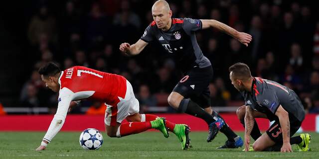 Liveblog: Bayern overklast Arsenal, Ramos helpt Real langs Napoli (gesloten)