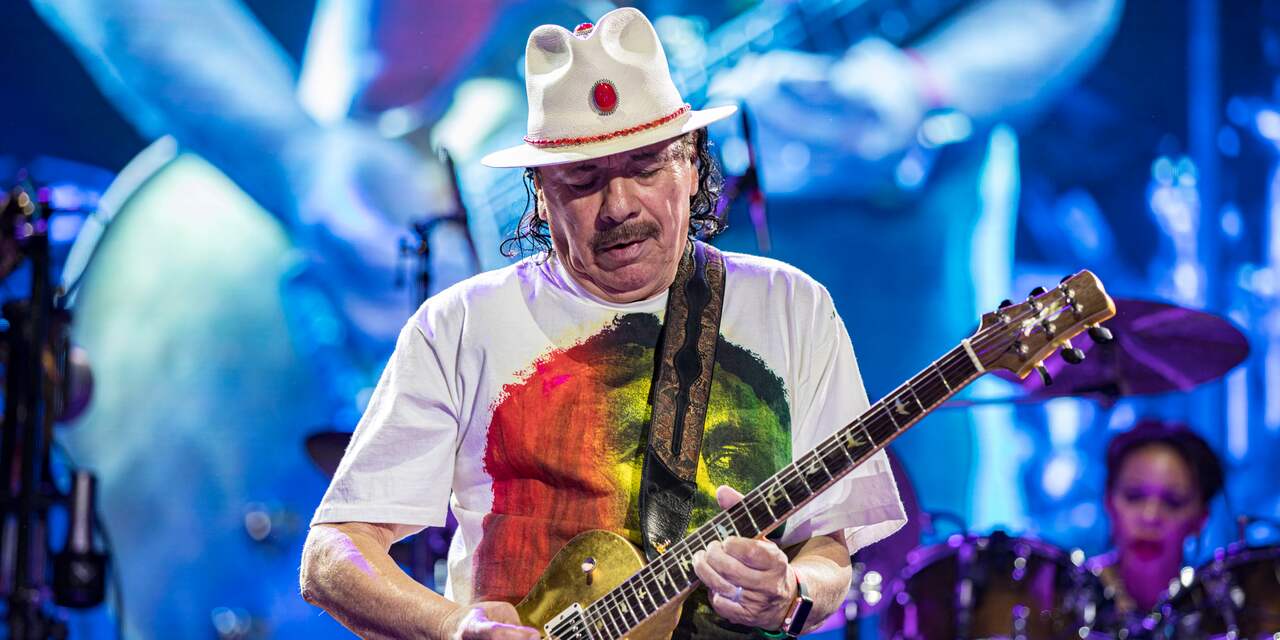 Gitarist Carlos Santana wordt onwel tijdens optreden