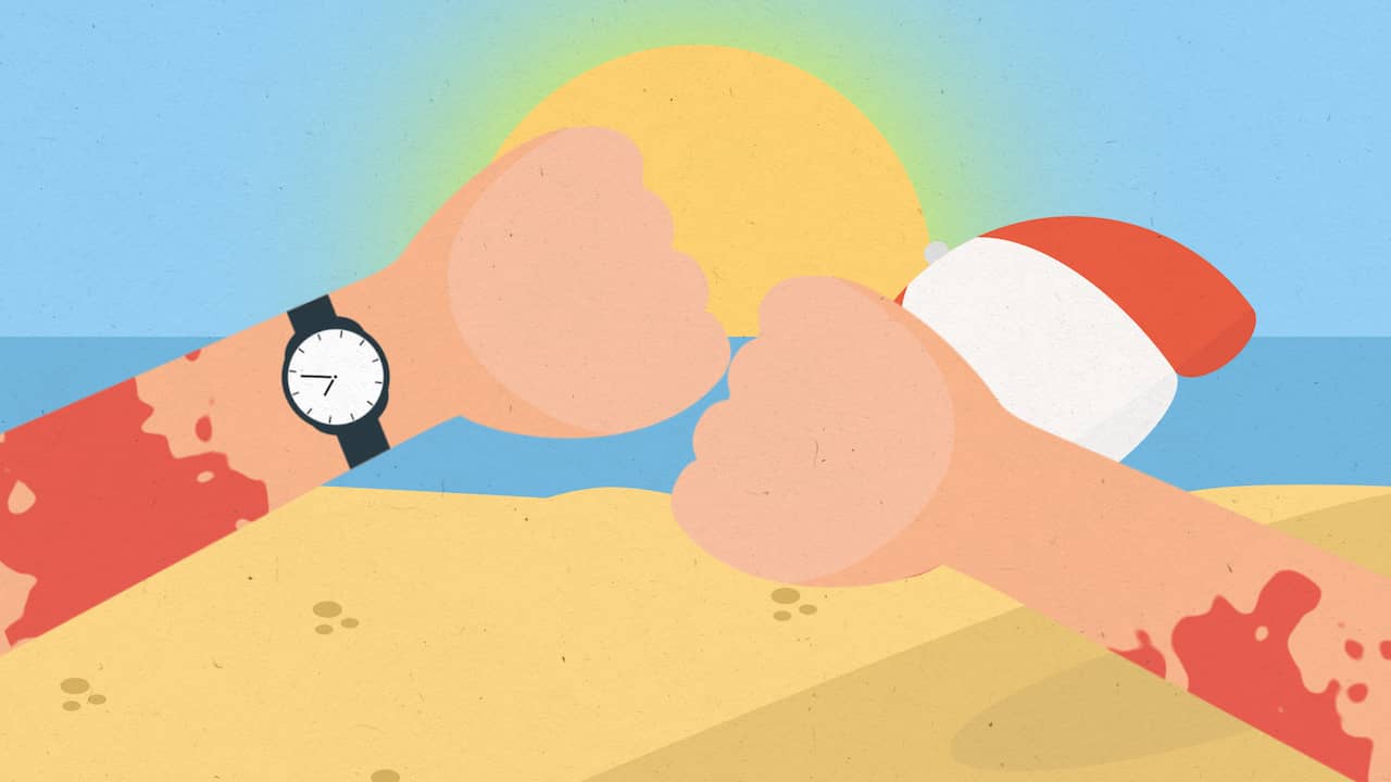 Beeld uit video: Verbrand na een dagje zon? Dit gebeurt er met je huid
