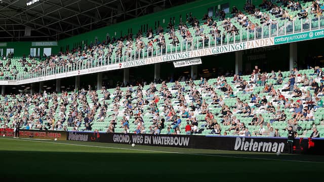 Aan het begin van dit seizoen was er nog wel mondjesmaat publiek welkom in de stadions.