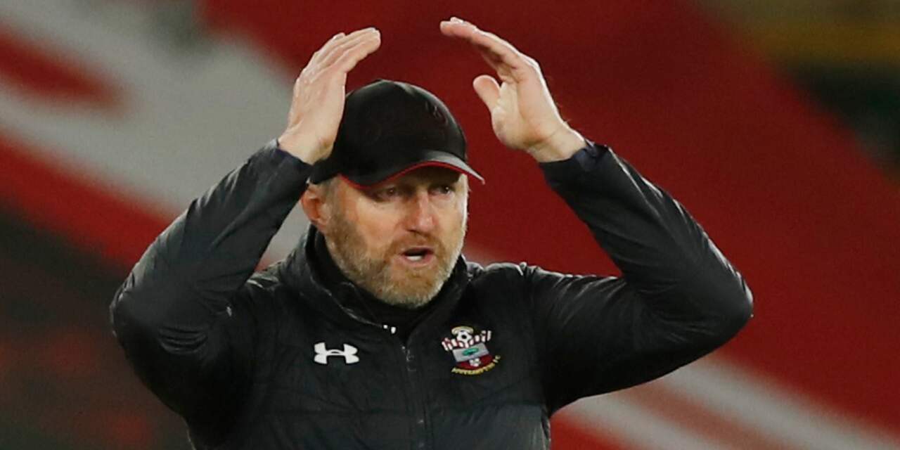 Hasenhüttl coacht Southampton via videoverbinding: 'Het was vreselijk'