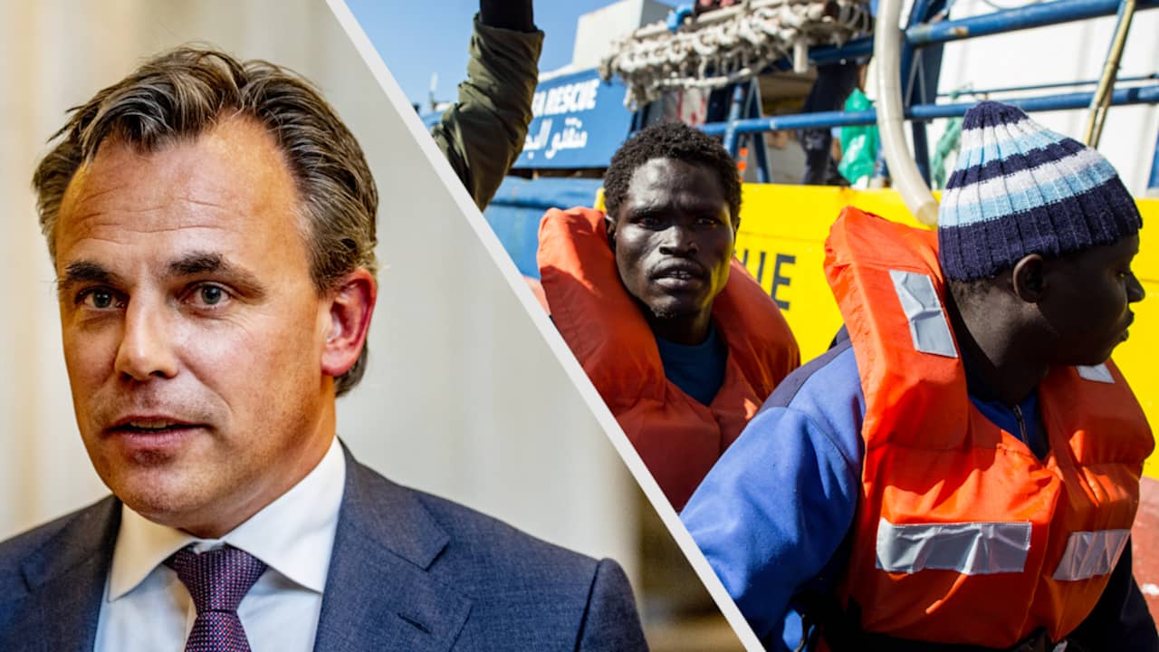 Beeld uit video: Eerdere discussie voorbij: migrantenschip Sea-Watch 3 niet naar Nederland