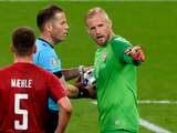 Engelse voetbalbond beboet voor laser in ogen Deense doelman bij penalty