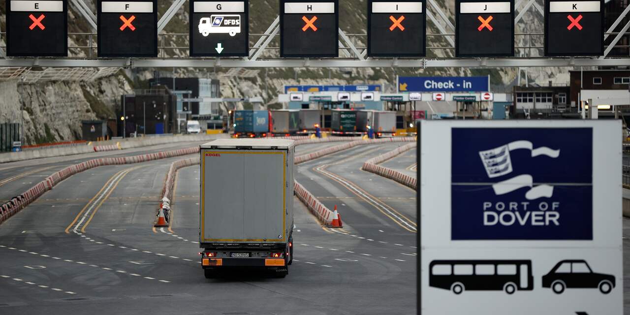 Versoepeling coronaregels voor vrachtverkeer tussen Frankrijk en VK