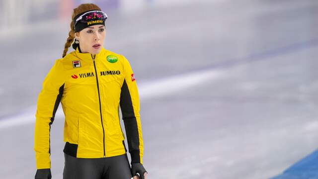 Antoinette de Jong probeert zich voor haar race beter te focussen dan in het verleden.