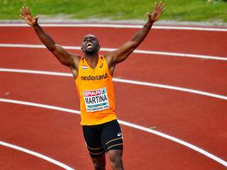 32-jarige sprinter pakt goud in 10,07